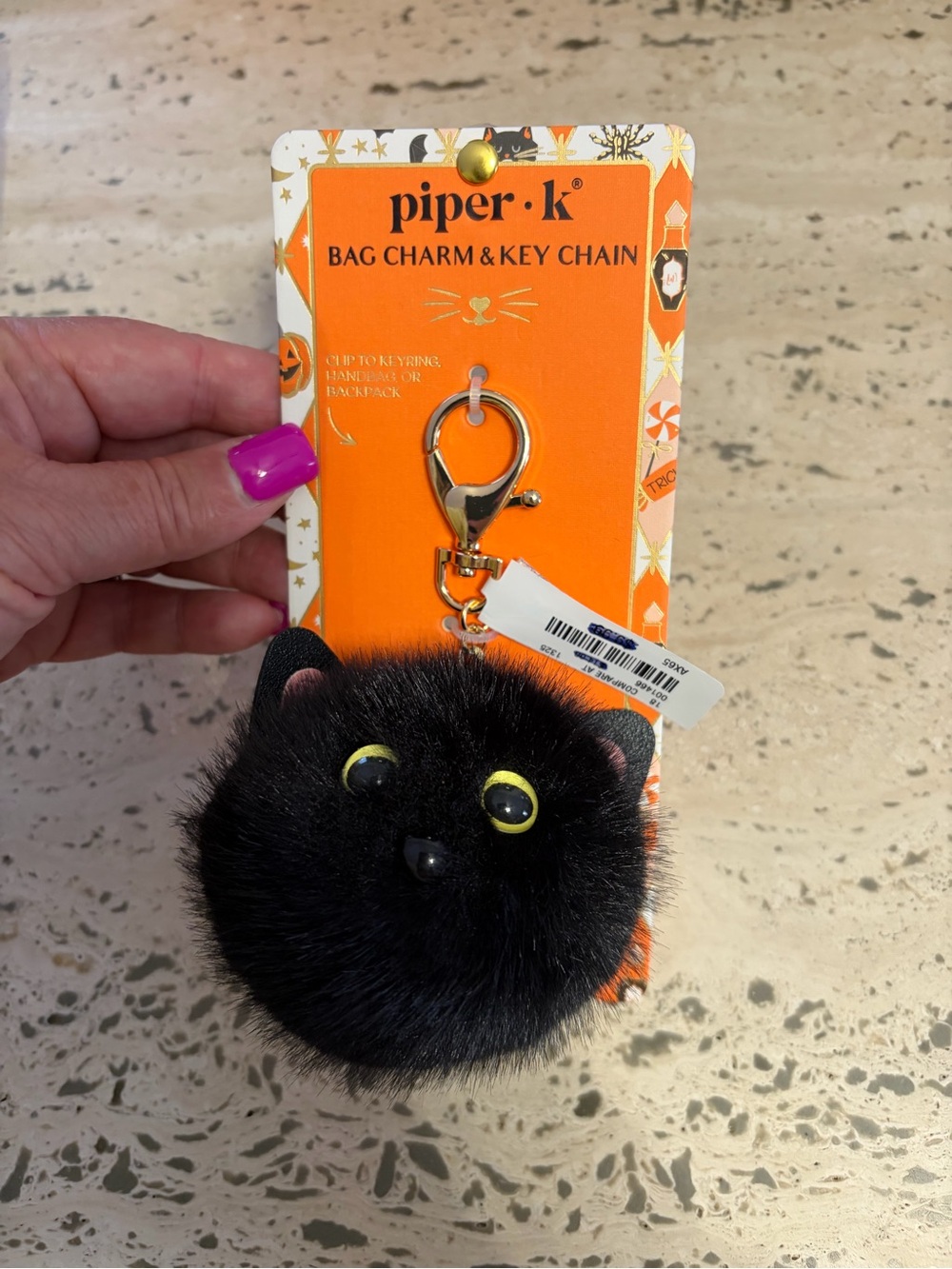 Piper K Car Bag Charm & Key Chain